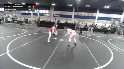 116 lbs Consi Of 16 #2 - Isabella Timmerman, Stout Wr Ac vs Wanyu Chen, Animal House