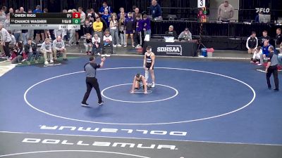 Champ. Round 1 - Owen Rigg, Elk Point-Jefferson vs Chance Wagner, Philip/Kadoka Area/Wall