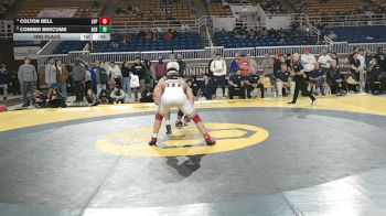 215 lbs 3rd Place - Colton Bell, Lake Highland Prep vs Conner Bercume, Blair Academy