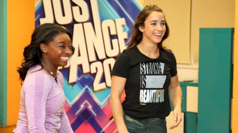 Simone Biles & Aly Raisman Bust a Move to New 'Just Dance 2017'