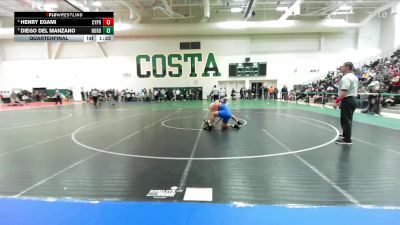 157 lbs Quarterfinal - Diego Del Manzano, Nordhoff vs Henry Egami, Valencia/Valencia