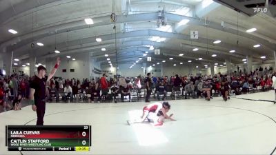 138 lbs Cons. Semi - Laila Cuevas, Nebraska vs Caitlin Stafford, Wood River Wrestling Club