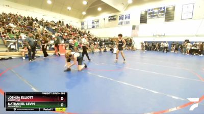 165 lbs Cons. Round 1 - Joshua Elliott, Lancers WC vs Nathaniel Levin, Los Angeles