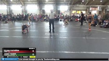 88 lbs Round 2 - Elijah Castañon, POWA vs Zakey Tsarni, Team Germantown