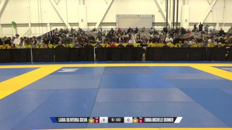 Emma Michelle Skinner vs Lara Oliveira Silva 2024 World IBJJF Jiu-Jitsu No-Gi Championship