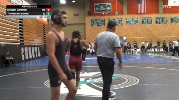 133 lbs 5th Place Match - Santana Ugues, Bakersfield College vs Shelby Cannon, Victor Valley College