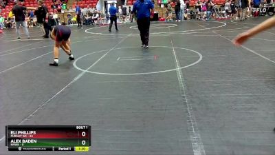 110 lbs Finals (2 Team) - Alex Baden, NMWA vs Eli Phillips, Pursuit WC