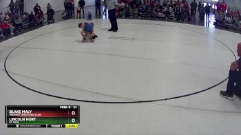 24 lbs Quarterfinal - Blake Maly, Fremont Wrestling Club vs Lincoln Hurt, St. Paul