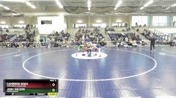 141 lbs 1st Place Match - Josh Wilson, Greensboro vs Cameron Soda, Johnson & Wales (RI)