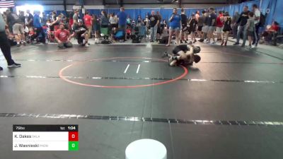 75 lbs Consi Of 4 - Kyle Oakes, Salamanca vs James Wasnieski, Phoenix