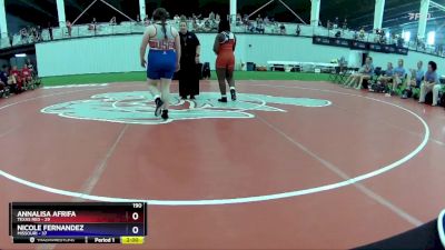 190 lbs Round 2 (8 Team) - Annalisa Afrifa, Texas Red vs Nicole Fernandez, Missouri