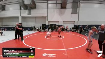 135 lbs Cons. Round 1 - Ayden Gomez, El Paso Wildcats Wrestling Club vs Maverick Martin, NB Elite Wrestling Club