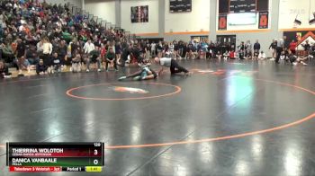 120 lbs Cons. Round 1 - Danica VanBaale, Pella vs Thierrina Wolotoh, Cedar Rapids Jefferson