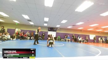 113 lbs Cons. Round 4 - Dj Leatherwood, Waukesha West vs Carlton King, Montgomery Bell Aca.