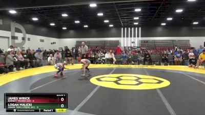 60 lbs Quarterfinals (8 Team) - Logan Malicki, Junior Terps Xtreme (MY) vs James Wirick, Burnett Trained (OH)