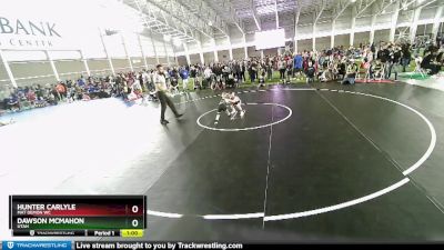 43 lbs Quarterfinal - Hunter Carlyle, Mat Demon WC vs Dawson McMahon, Utah