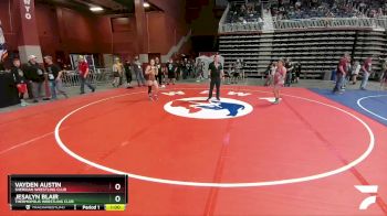 143 lbs Cons. Semi - Vayden Austin, Sheridan Wrestling Club vs Jesalyn Blair, Thermopolis Wrestling Club