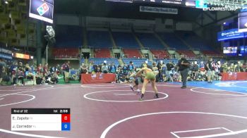 100 lbs Rnd Of 32 - Evelyn Zapata, Texas vs Jessica Corredor, Florida