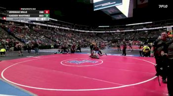 144-3A Quarterfinal - Jeremiah Mills, Fort Morgan vs Kaeden Martinez, Moffat County