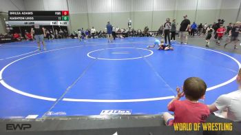 46 lbs 5th Place - Brilea Adams, Powerhouse Elite 9U vs Kashton Legg, Tulsa Elite 9U