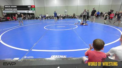 46 lbs 5th Place - Brilea Adams, Powerhouse Elite 9U vs Kashton Legg, Tulsa Elite 9U