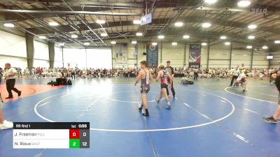 120 lbs Rr Rnd 1 - Jaxon Freeman, Full House Athletics vs Nate Rioux, Team Shutt