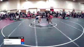 71 lbs Quarters - Kj Evans, Oklahoma Regional Training Center vs Blake Hinrichsen, Illinois Regional Training Center/Illini WC