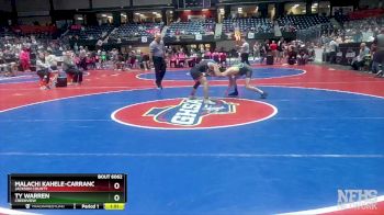 6A-113 lbs Quarterfinal - TY WARREN, Creekview vs Malachi Kahele-Carranco, Jackson County