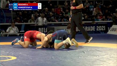 57 kg Quarterfinal - Aliabbas Rzazade, Aze vs Manvel Khndzrtsyan, Arm