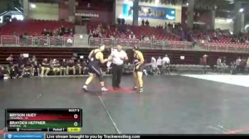 285 lbs Round 2 (8 Team) - Bryson Huey, Columbus vs Brayden Heffner, Norfolk