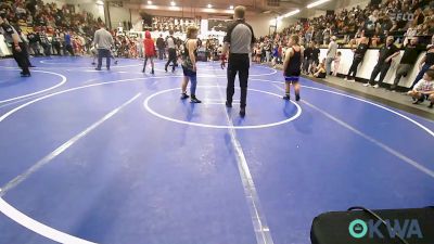 120 lbs Semifinal - Hazen Crank, R.A.W. vs Cooper Henson, Miami Takedown Club