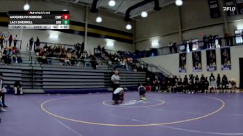 140 lbs Quarterfinals (8 Team) - Laci Sherrill, Greenbrier vs Jacquelyn Dubose, Campbell