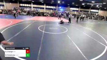 101 lbs Consi Of 16 #2 - Keagan Grange, Ridgeline vs Bella'Rose Rubalcaba, Legacy WC