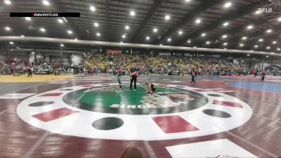 75 lbs Round 2 - Claire Geigle, Governor Wrestling vs Kinley Leintz, Team Champs