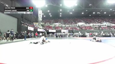 170 lbs Semifinal - Zachary David, St. Maries vs Colter Price, Thermopolis Wrestling Club