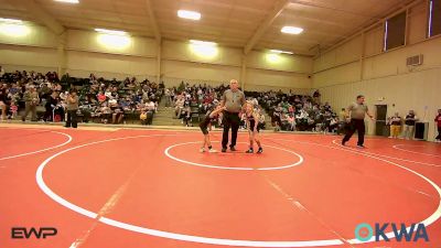 54-62 lbs Rr Rnd 3 - Jade Coffman, Sallisaw Takedown Club vs Paisley Edgington, Brushy Wrestling Club
