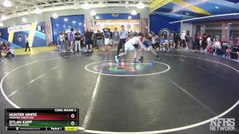 157 lbs Cons. Round 2 - Dylan Kapp, Sebastian River vs Hunter White, Manatee Wrestling