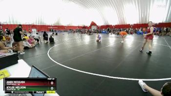 155 lbs Round 5 (6 Team) - Kylee Nelson, Team Blue vs Andi McHugh, Team Gold