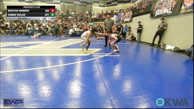 90 lbs Rr Rnd 1 - Boston Emmert, Piedmont vs Creed Rolan, Standfast