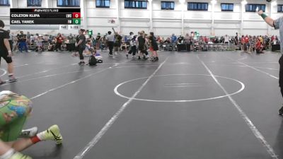 132 lbs Round 4 (6 Team) - Cael Yanek, Freakztyle Wrestling vs Coleton Klipa, Leps WC