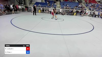 120 lbs Cons 64 #2 - Kannon Judycki, IL vs David Pina, AZ