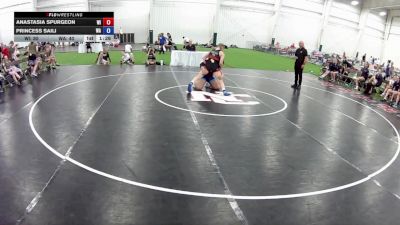 180 lbs Anastasia Spurgeon, Wisconsin vs Princess Saili, Washington
