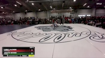 144 lbs Quarterfinal - Chris LaLonde, Roosevelt vs Griffin Bower, Poudre