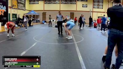 120 lbs Round 3 (10 Team) - Caleb Kosko, Diddy Elite vs DANE RAVEIS, South Side WC