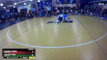 120 lbs Round 3 (8 Team) - Hunter Jessee, Alpha WC vs Makana Tieri, VHWC