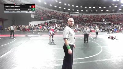 140 lbs Cons. Round 3 - Logan McDaniel, Wrestling Factory vs Carter Coplien, Reedsburg Youth Wrestling Club
