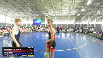 94 lbs Placement Matches (8 Team) - Stiles Stevens, South Carolina vs Bo Courtney, Oklahoma Outlaws Red