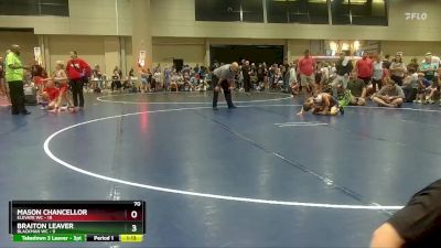 70 lbs Round 4 (8 Team) - Braiton Leaver, Blackman WC vs Mason Chancellor, Elevate WC