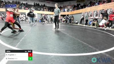 80 lbs Semifinal - Kaden N. Hughes, Del City Little League vs Bladimir Trevino, Madill Takedown