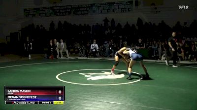 110 lbs 1st Place Match - Samira Mason, Delta vs Megan Sognefest, Cerritos College
